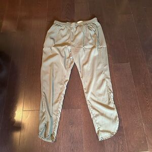 Marine Layer olive green Track Pants with Elastic Waistband
